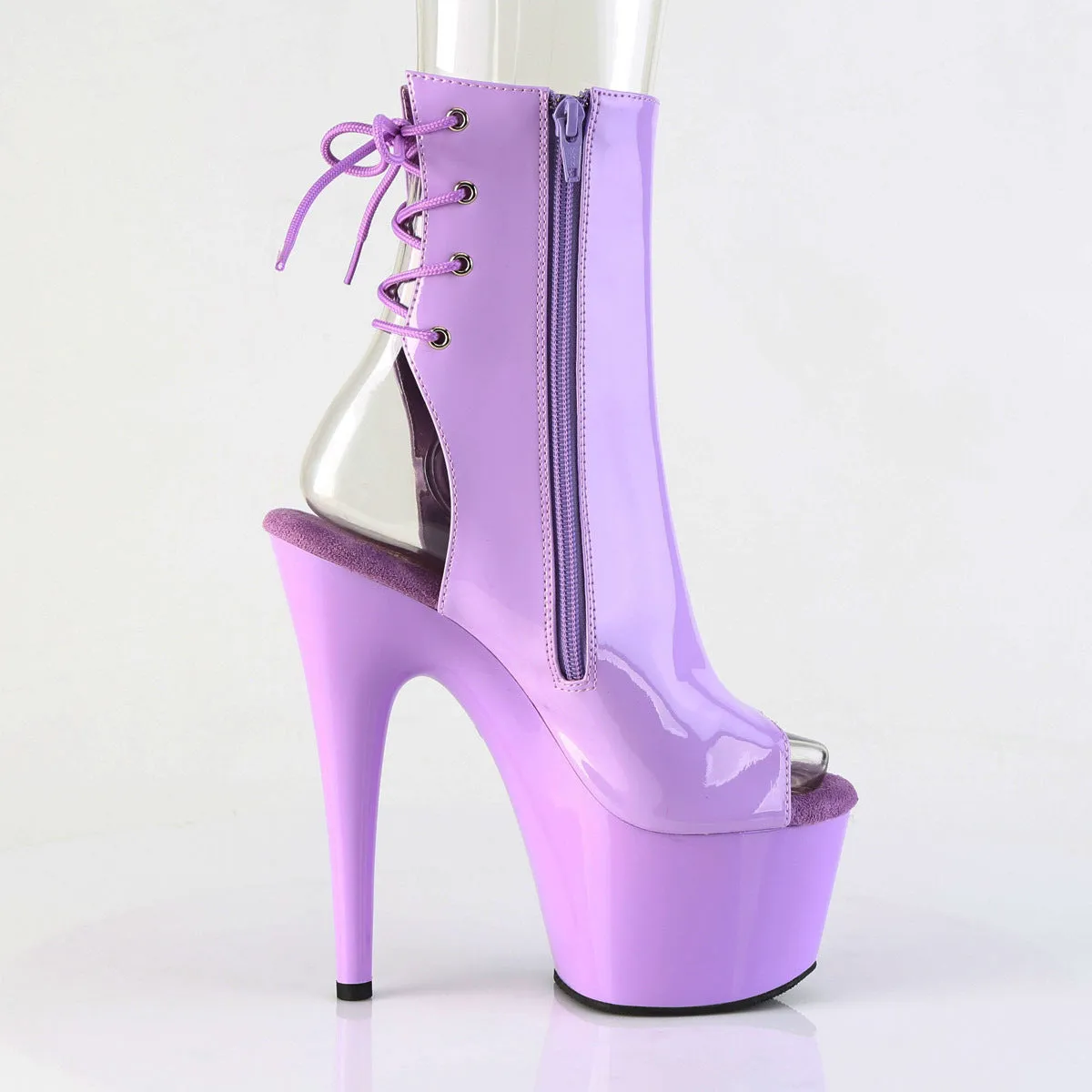 Adore 1018 Lavender Lilac  7" Heel Platform Ankle Boots Direct