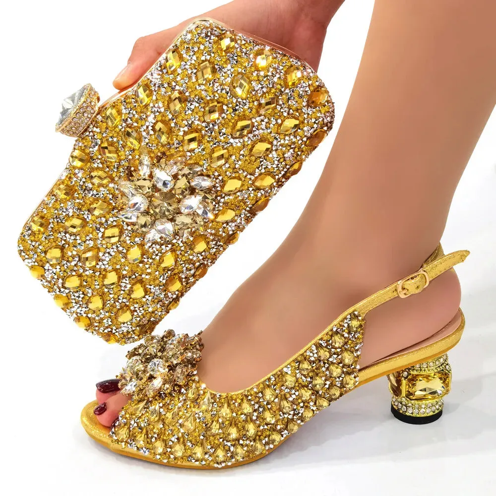 Beautiful Italian Shoes And Bag Sets