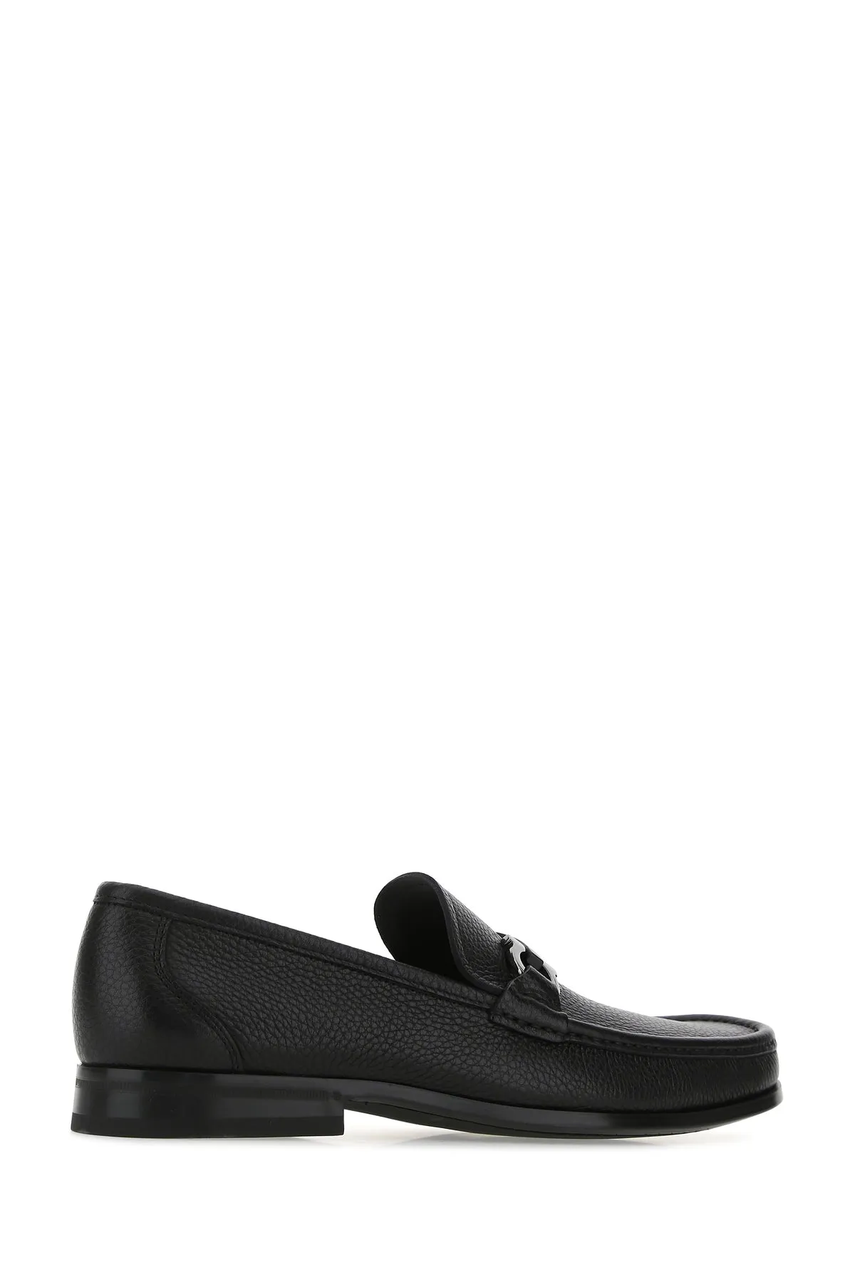 Black leather Grandioso loafers