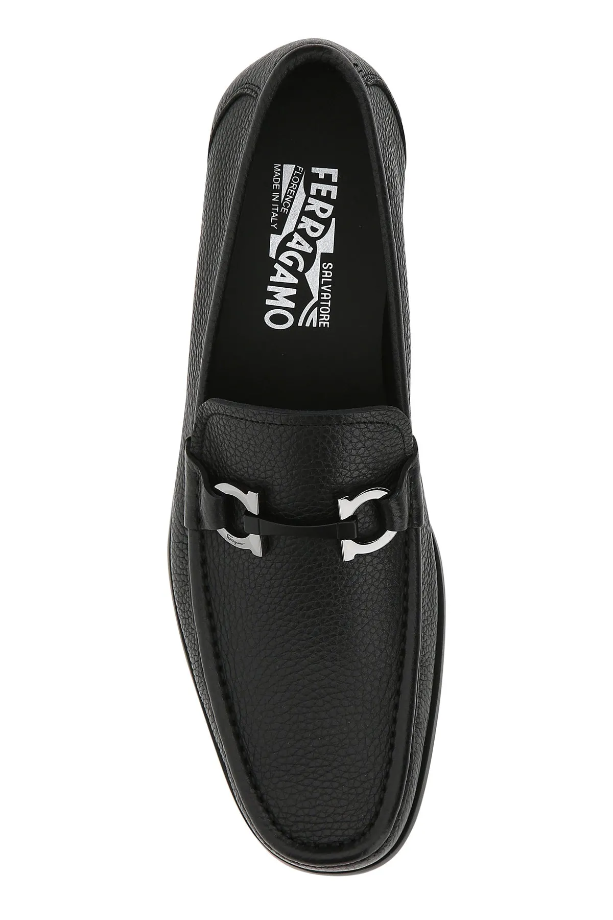 Black leather Grandioso loafers