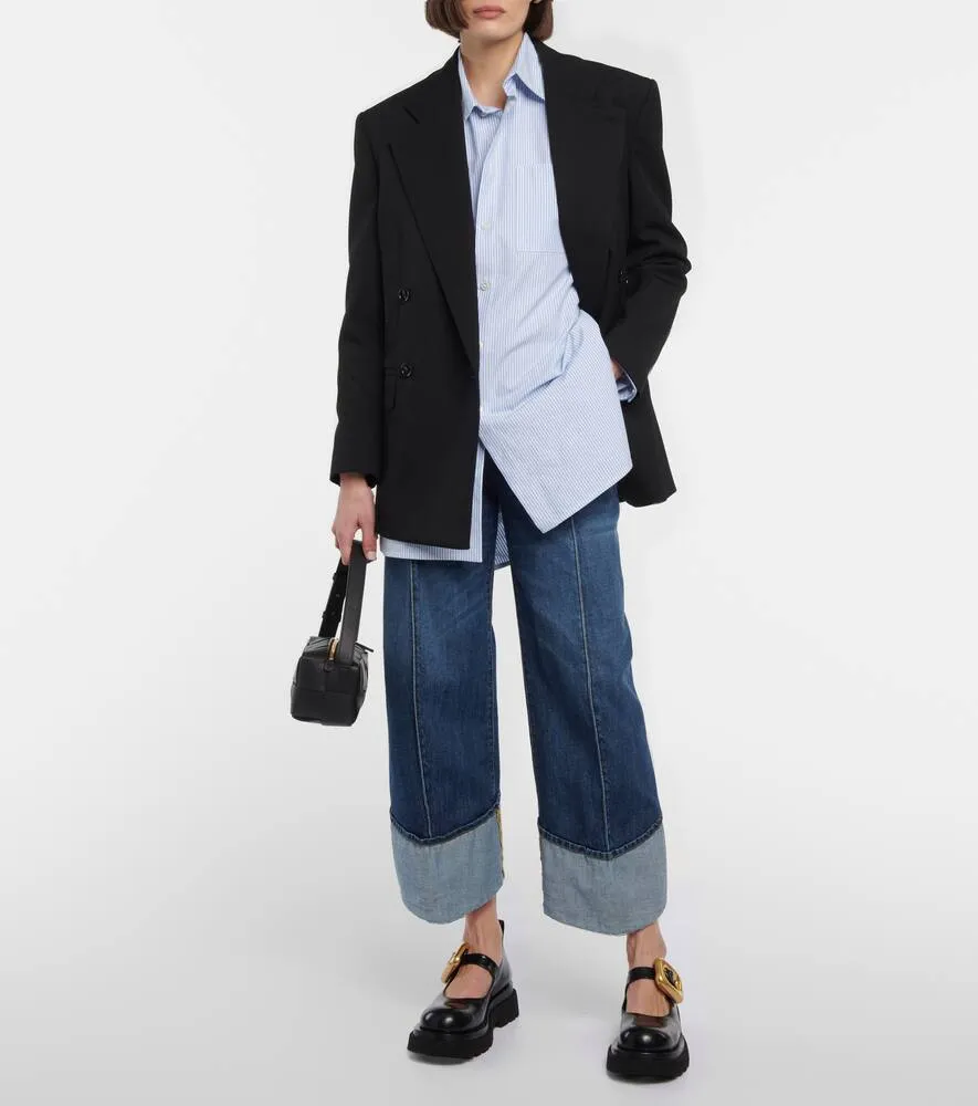 Bottega Veneta Mary Jane leather flats