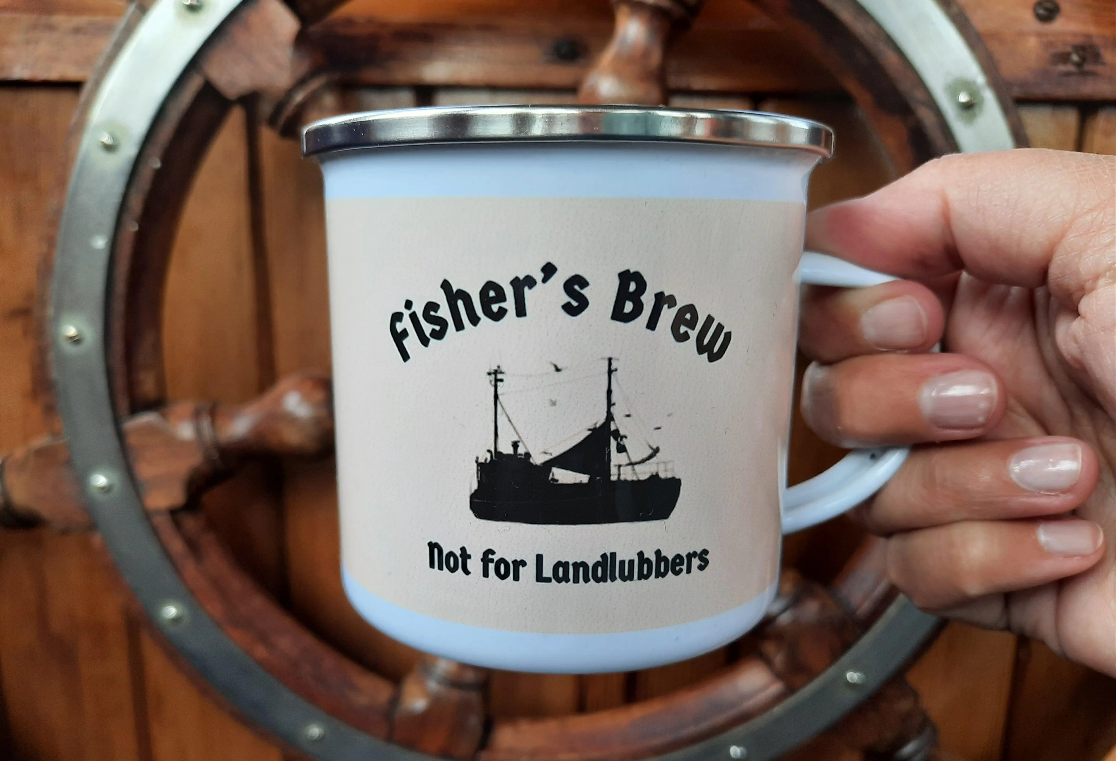 Fishing boat mug Fisher's Brew