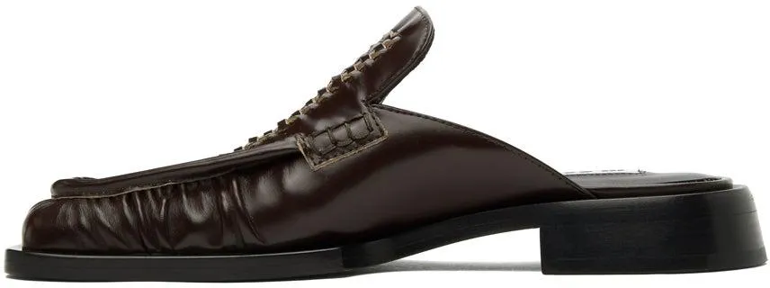 Jil Sander Brown Corsaro Mules