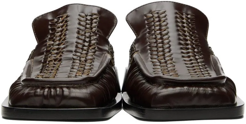 Jil Sander Brown Corsaro Mules