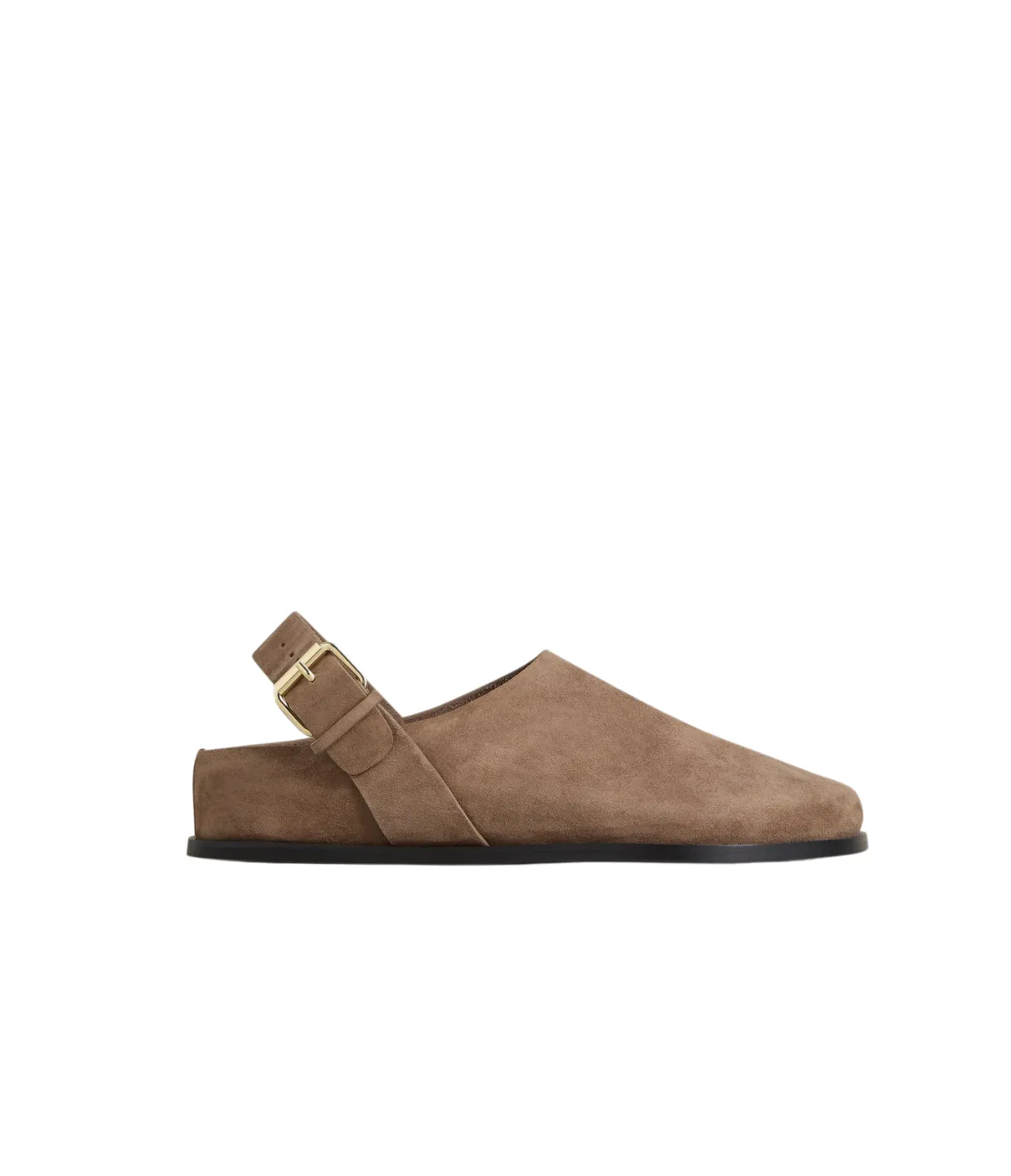Louis Clog in Caribou Suede