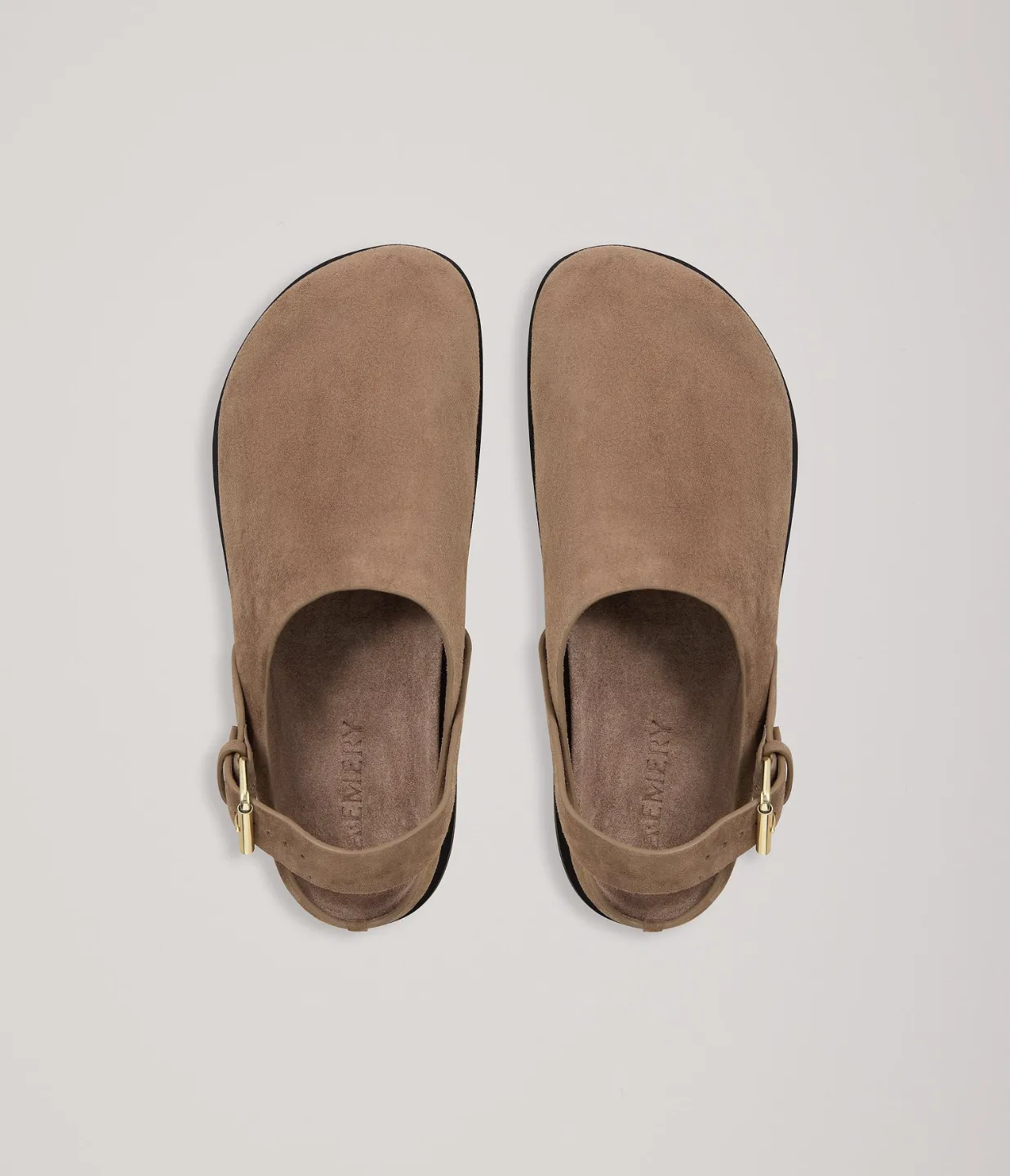 Louis Clog in Caribou Suede