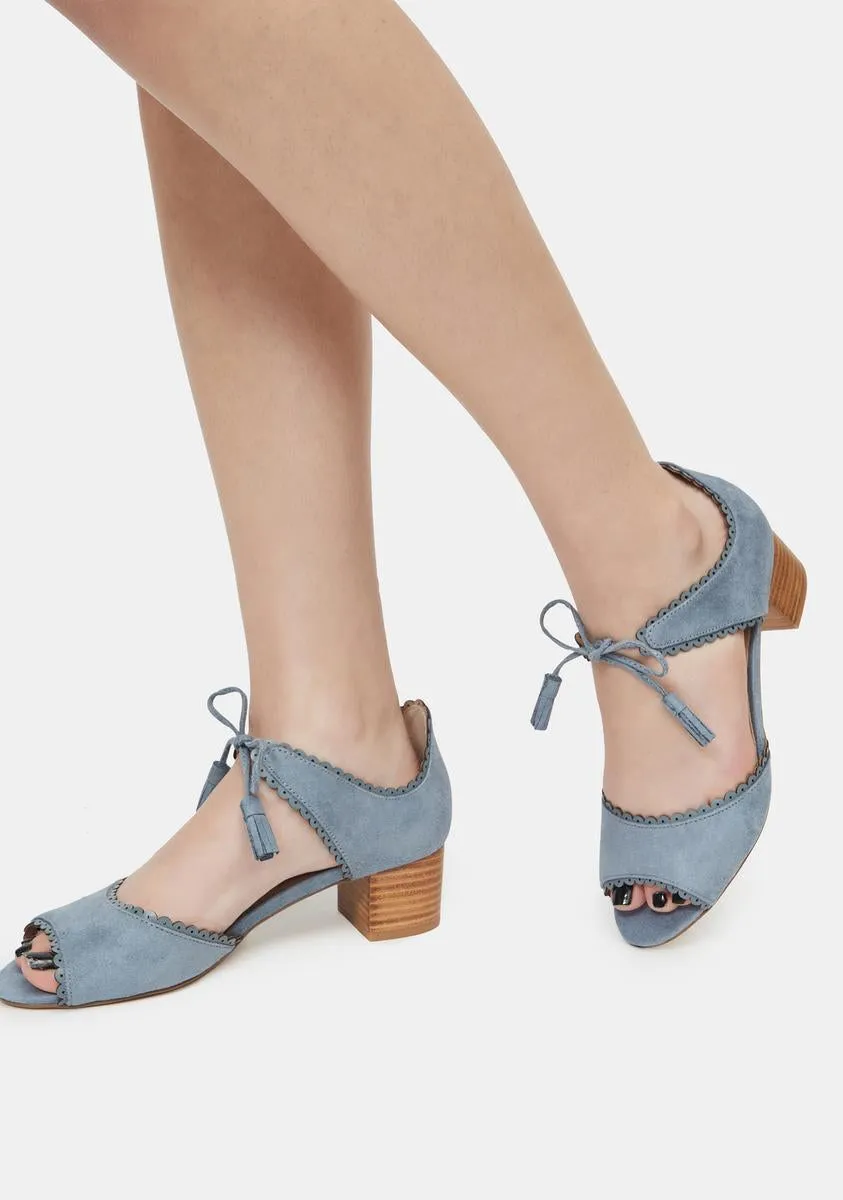 Navy Casino Heels
