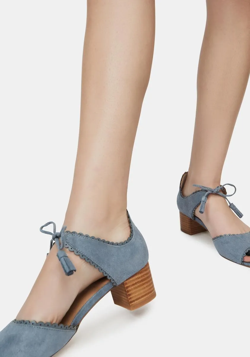 Navy Casino Heels