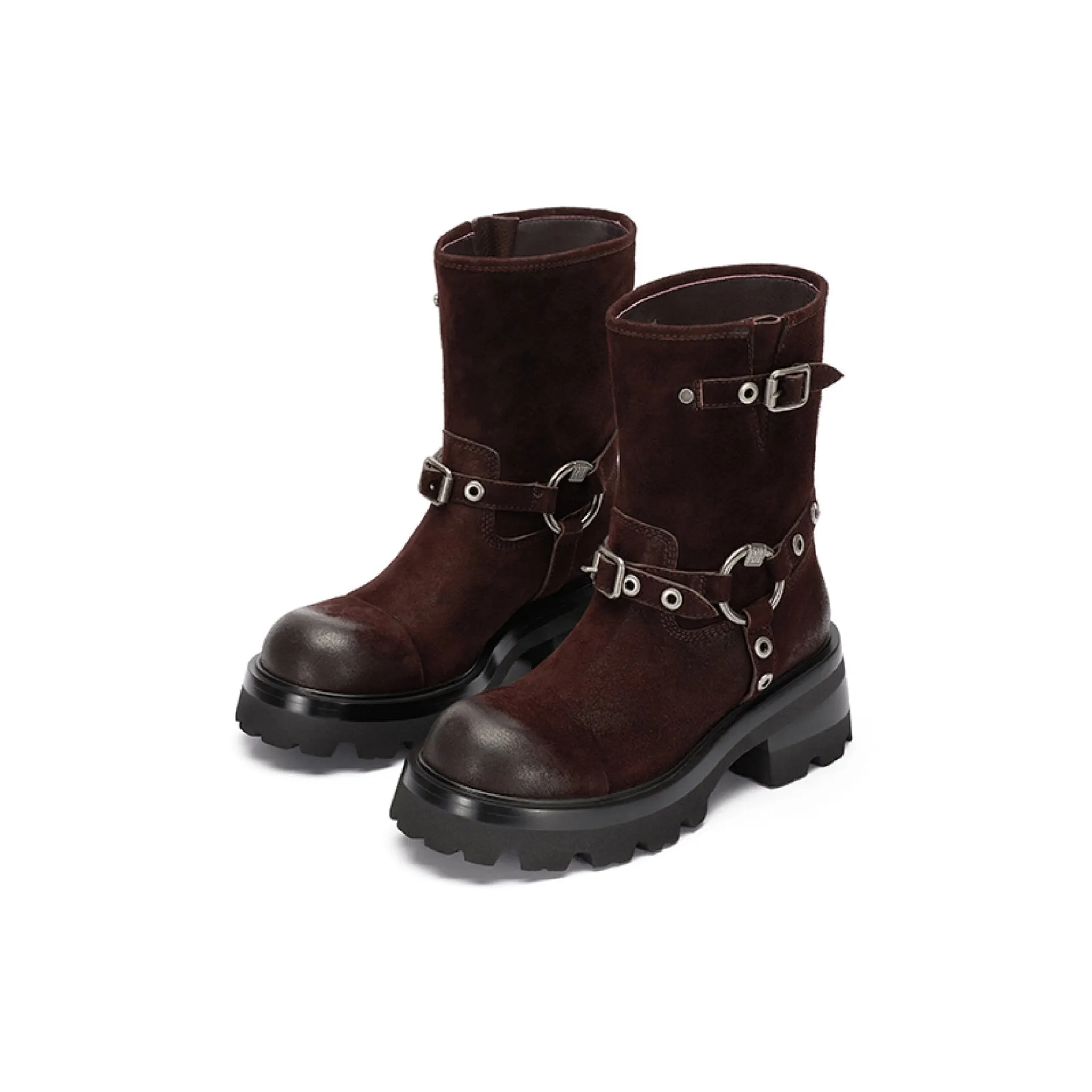 Rebel Knight ankle boots Red