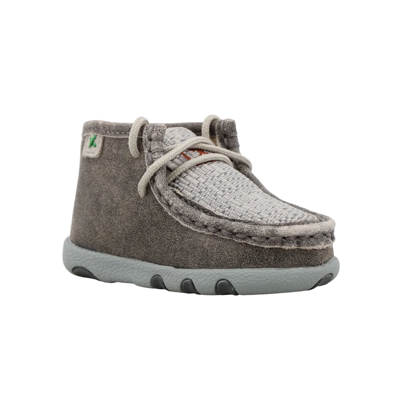 Twisted X Infant Grey Chukka Driving Moc Shoes ICA0012